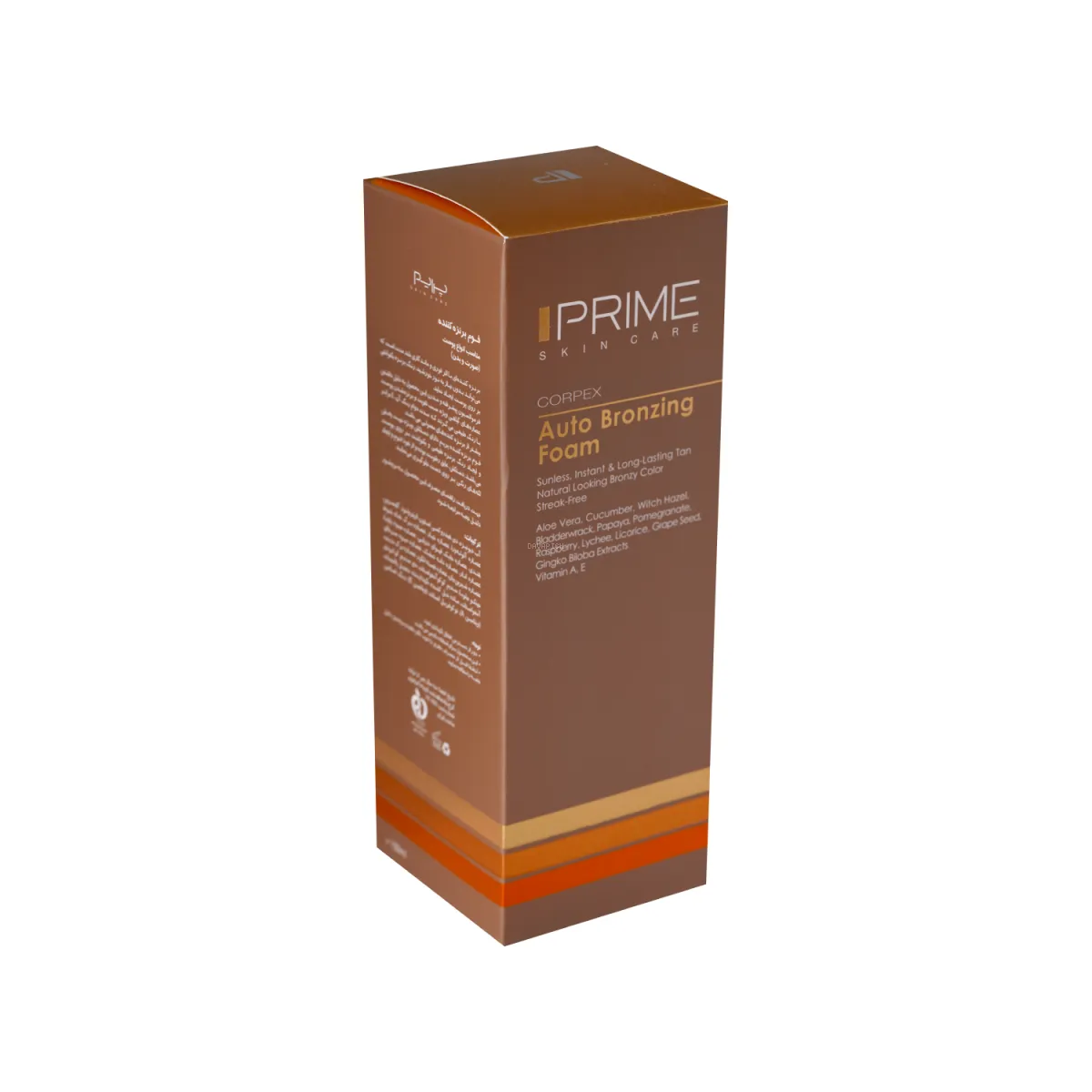 فوم برنزه کننده پرایم مناسب انواع پوست