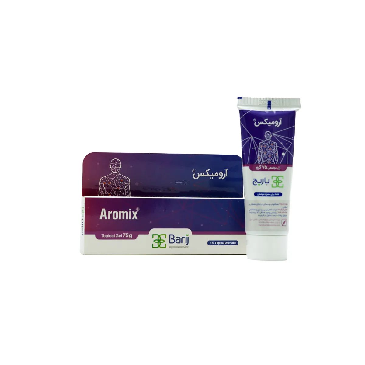 ژل موضعی آرومیکس باریج اسانس