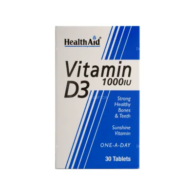 قرص ویتامین D3 هلث اید 1000 واحد