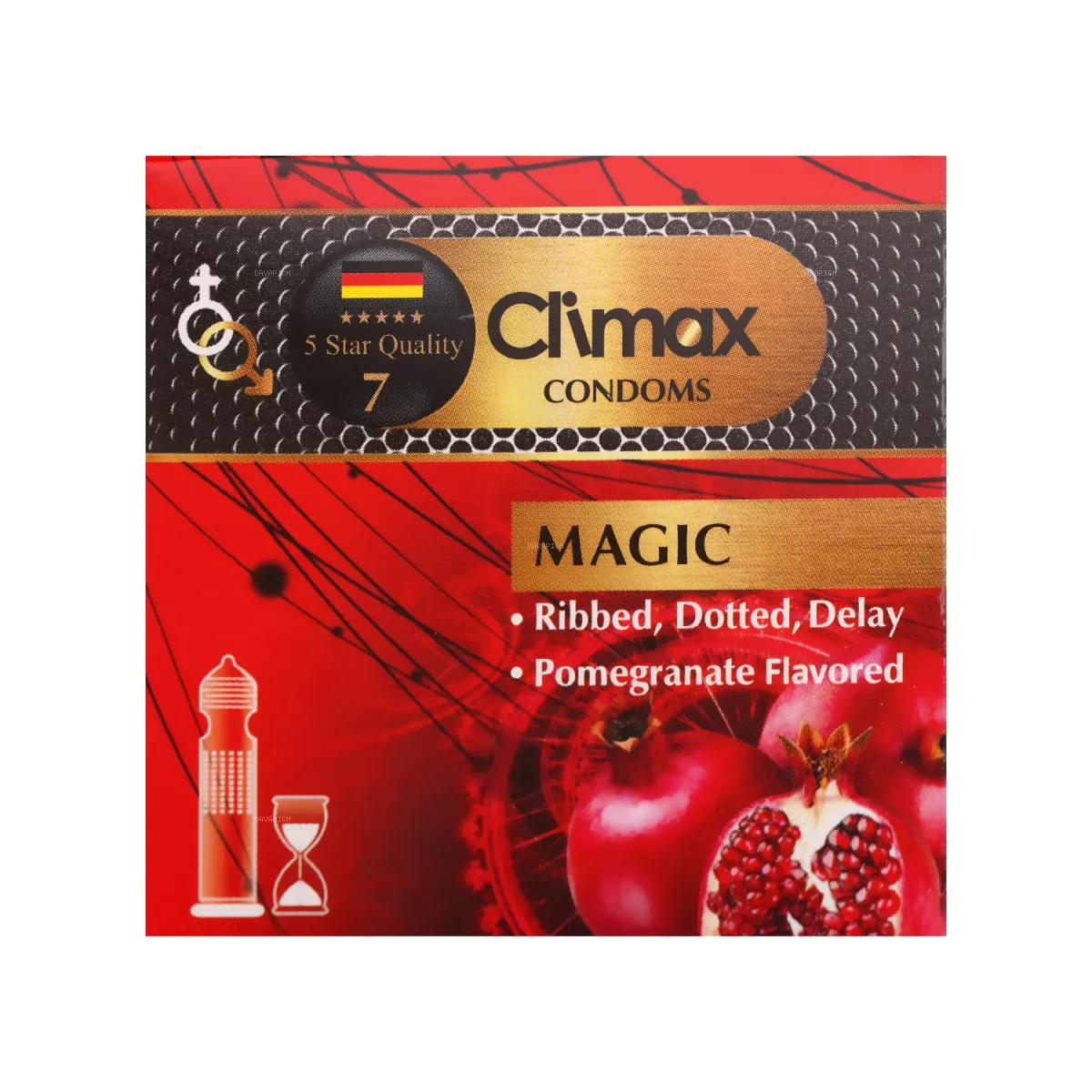 کاندوم تاخیری کلایمکس مدل Magic بسته 3 عددی