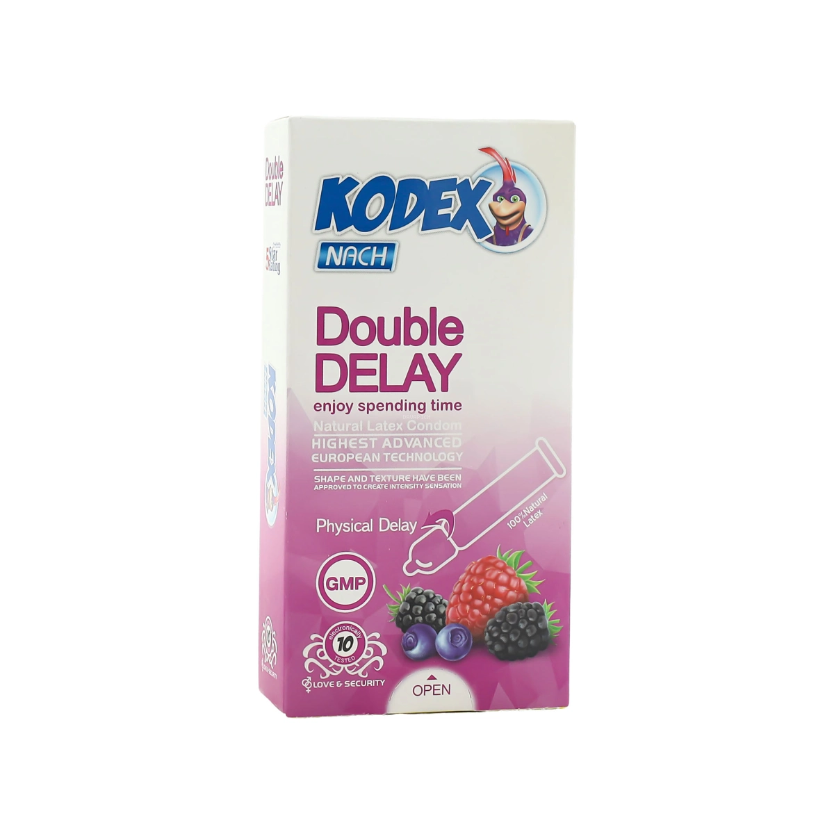 کاندوم ناچ کدکس مدل Double Delay بسته 10 عددی