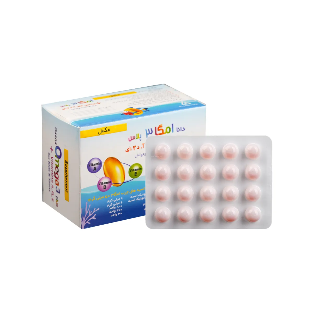 کپسول امگا 3+ دانا