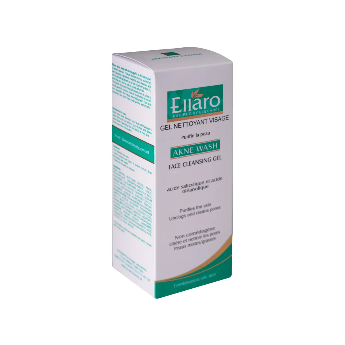 ژل شستشوی صورت الارو مدل Akne Wash مناسب پوست چرب