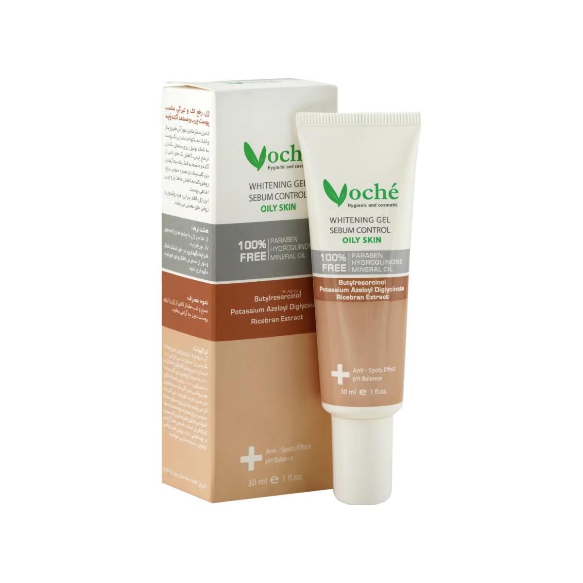 ژل ضد لک وچه مناسب پوست چرب و آکنه‌‌ دار