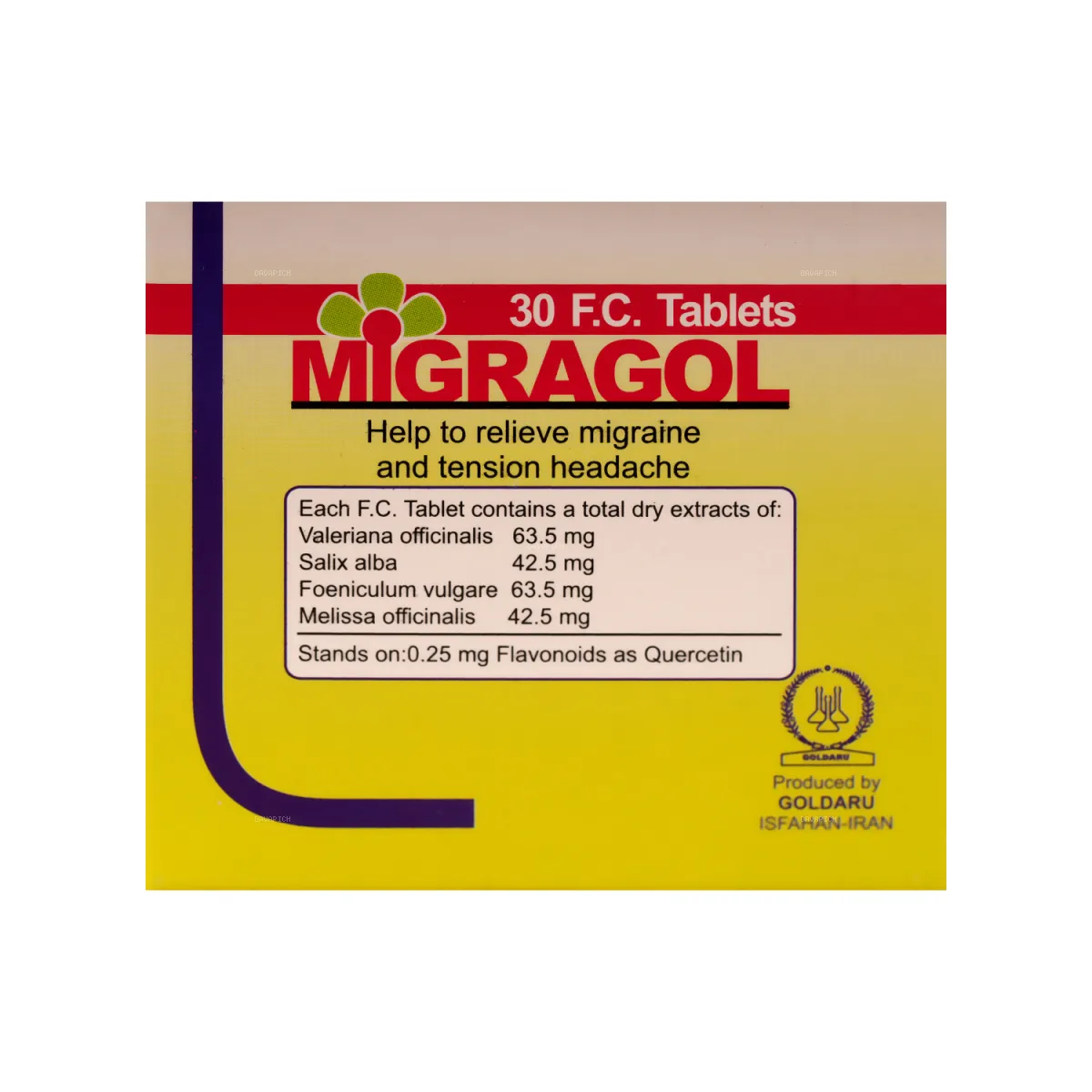 قرص میگراگل گل دارو