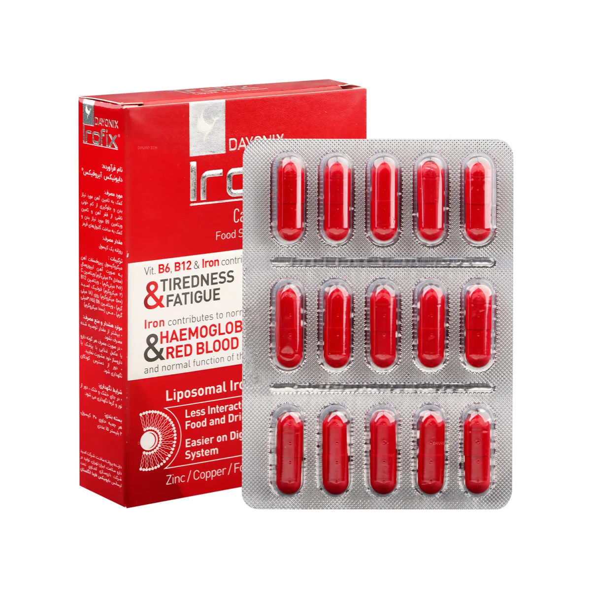 کپسول آیروفیکس دایونیکس فارما