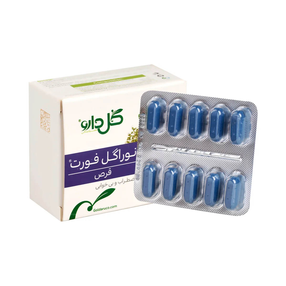 قرص نوراگل فورت گل دارو