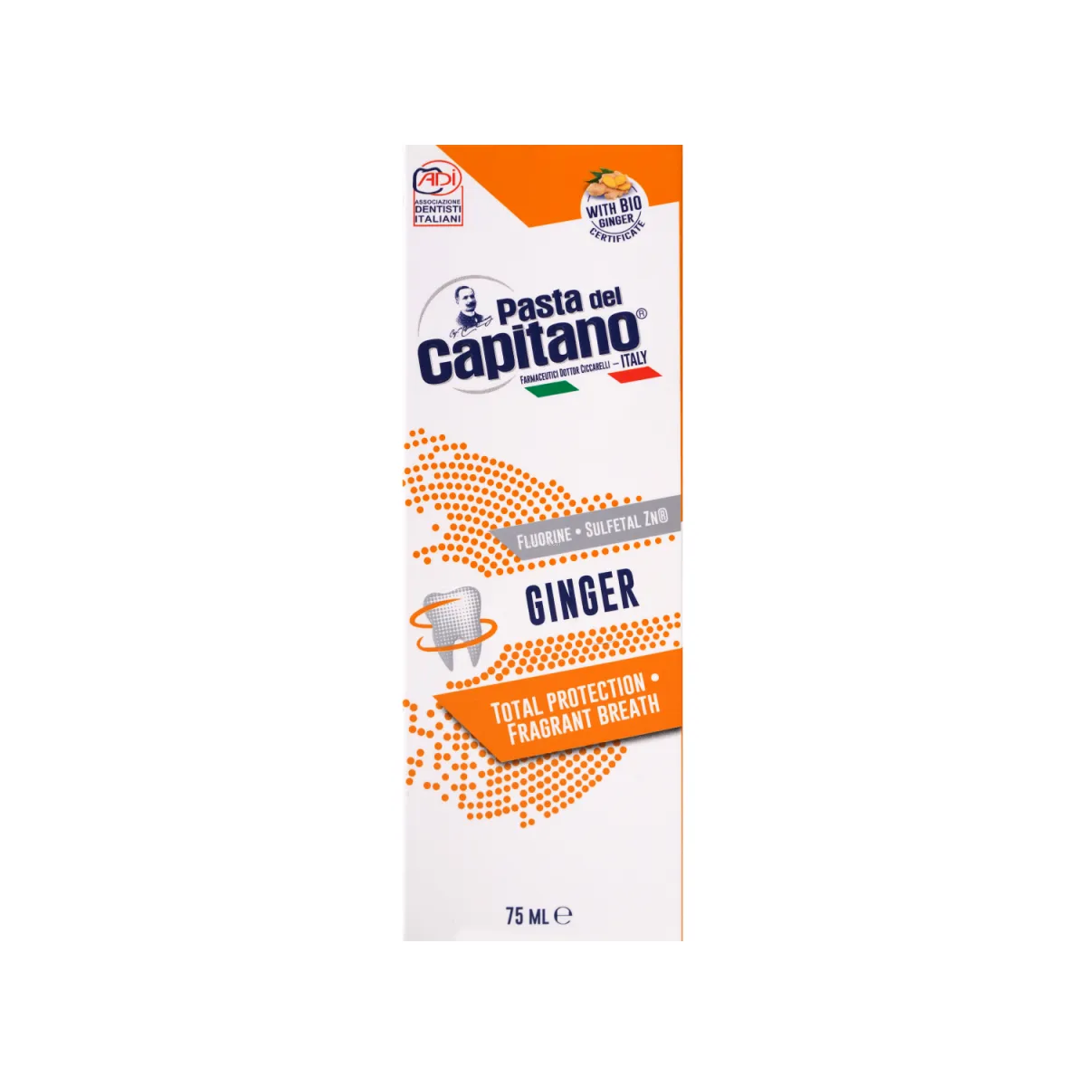 خمیر دندان پاستا دل کاپیتانو حاوی زنجبیل