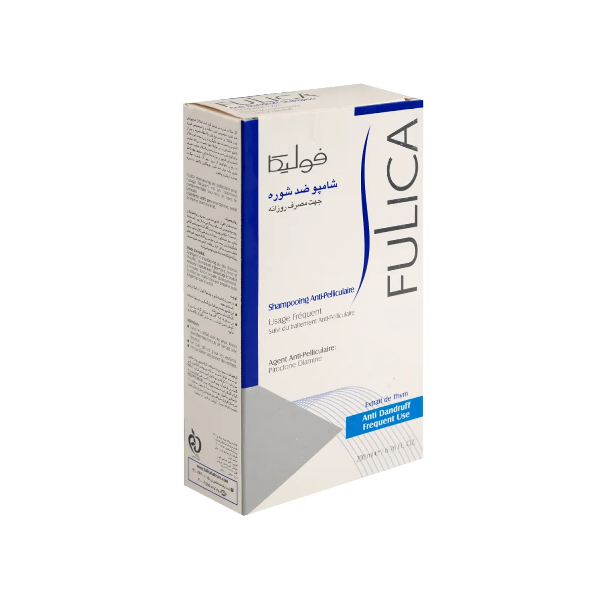 شامپو ضد شوره روزانه فولیکا 200 میلی لیتر
