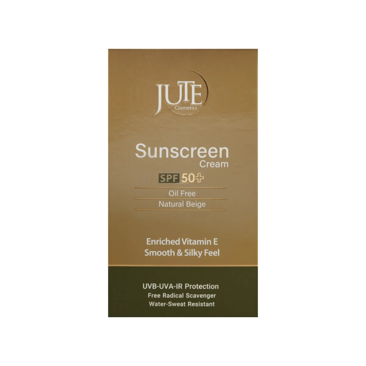 کرم ضد آفتاب SPF50 ژوت رنگ بژ طبیعی مناسب پوست چرب