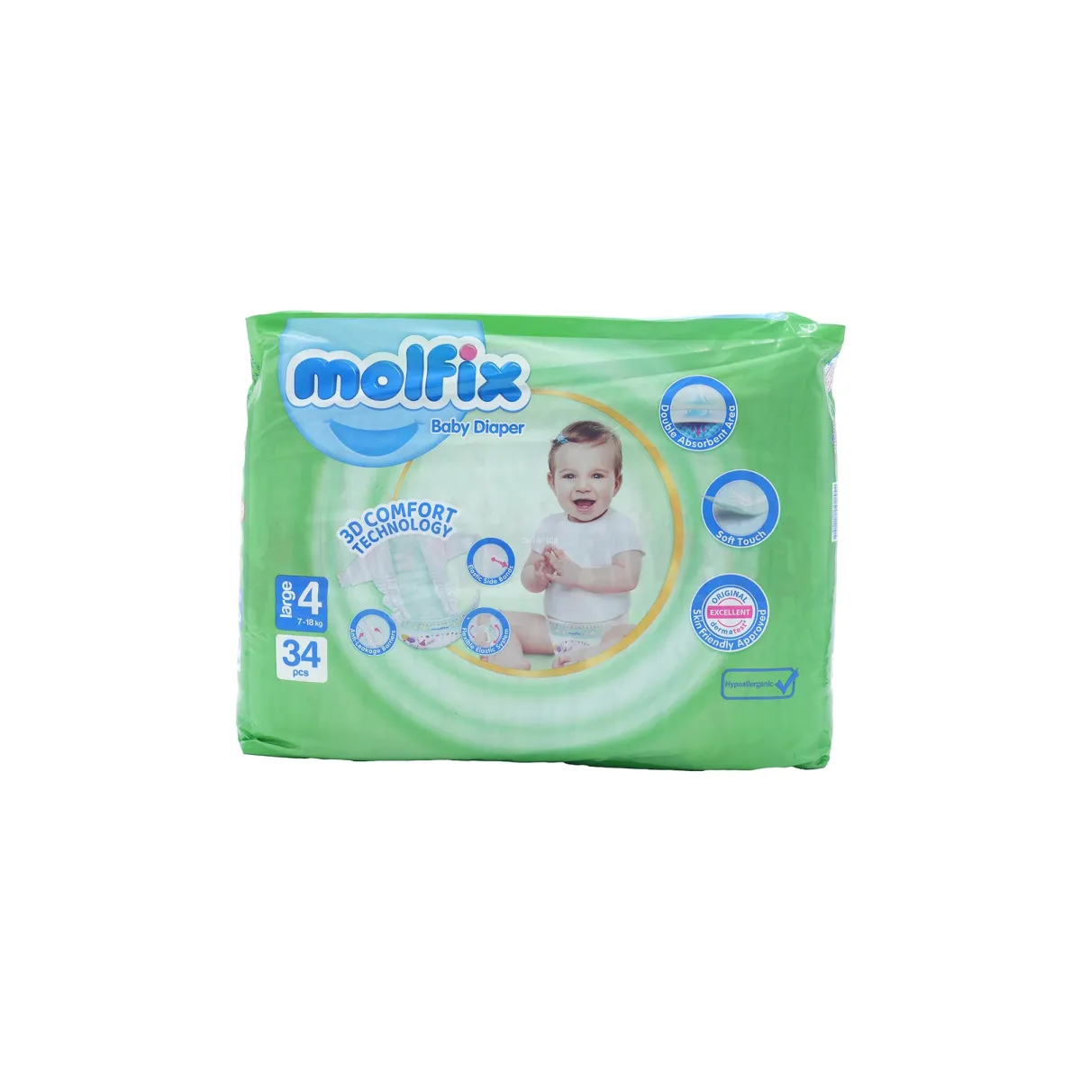 پوشک کامل بچه مولفیکس سایز ۴