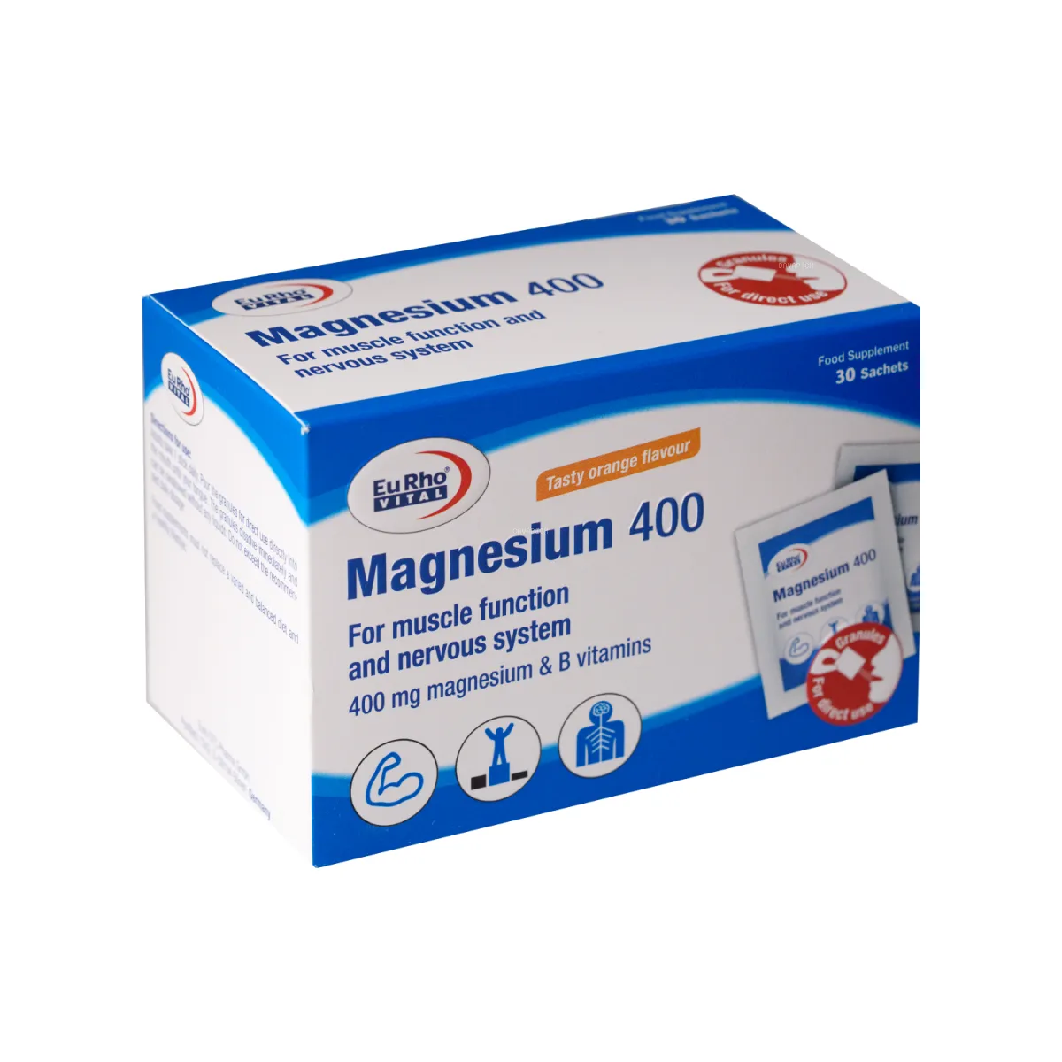 ساشه منیزیم یوروویتال 400 میلی گرم