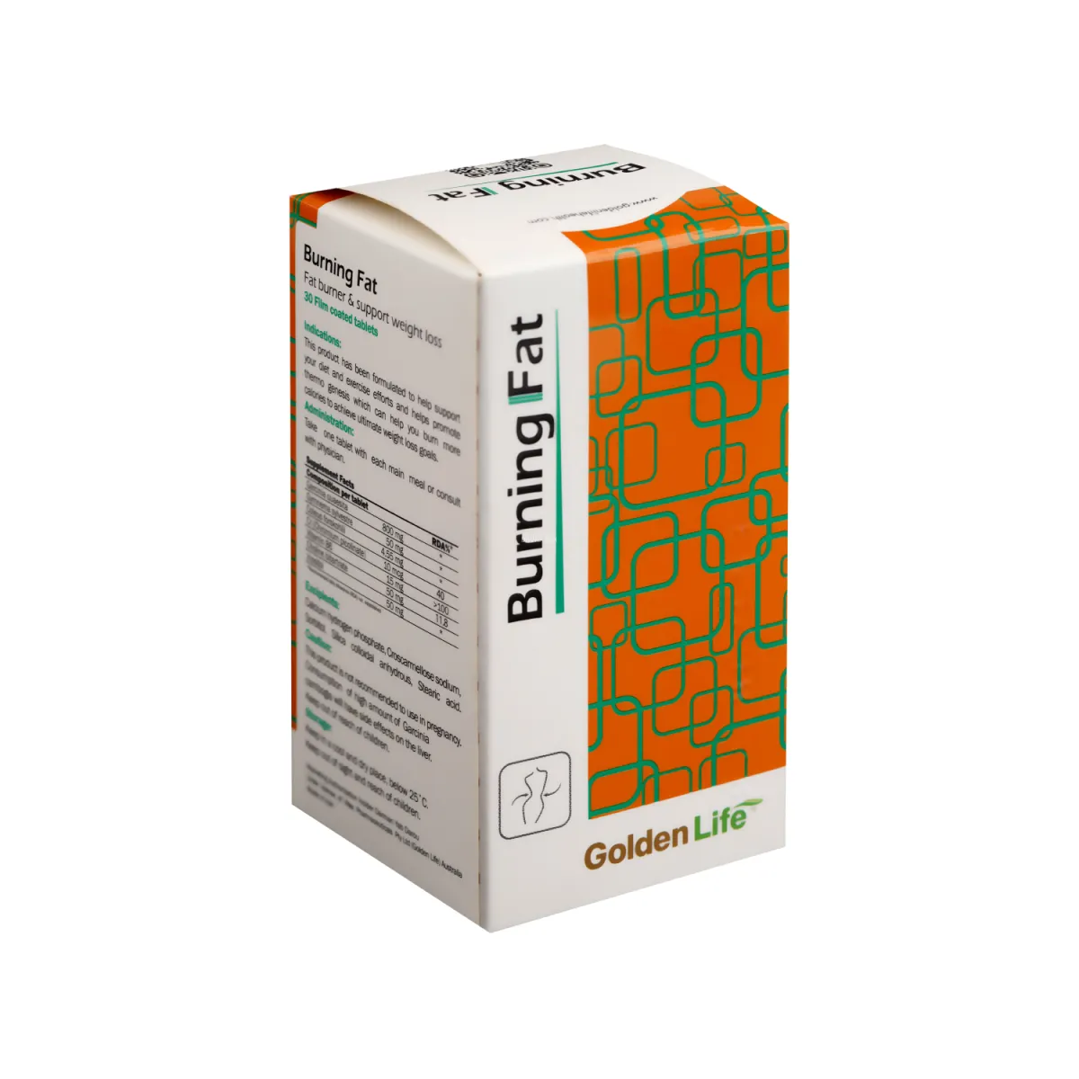 قرص لاغری برنینگ فت گلدن لایف