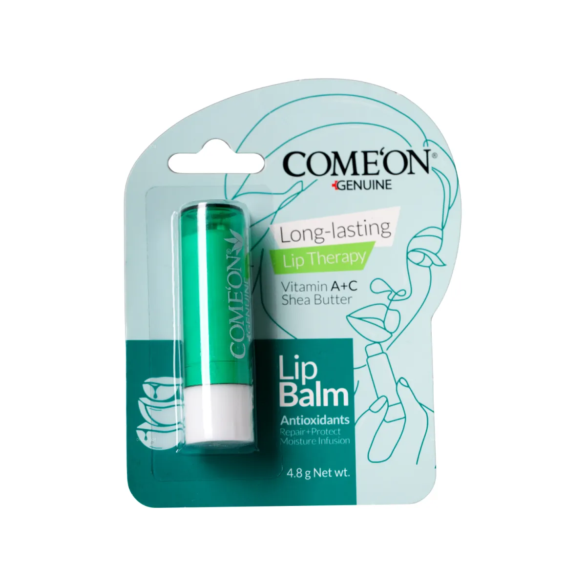 بالم لب کامان حاوی آلوئه‌ ورا