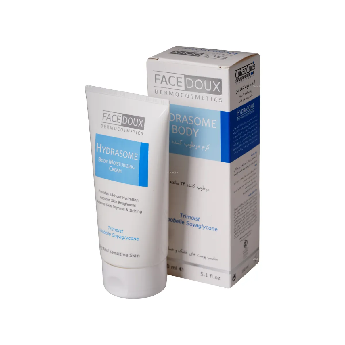 کرم مرطوب کننده بدن فیس دوکس مدل Hydrosome