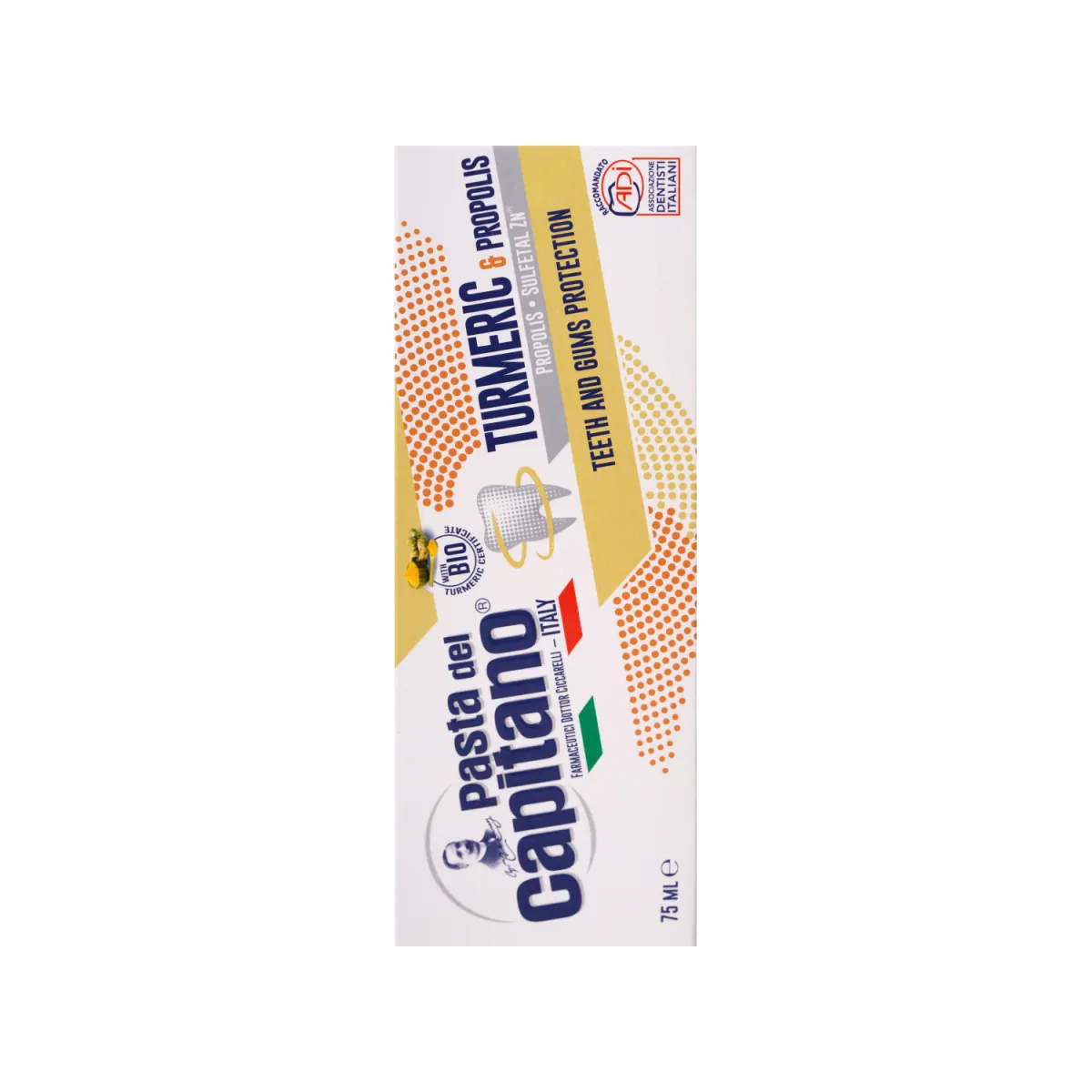 خمیر دندان پاستا دل کاپیتانو حاوی زردچوبه