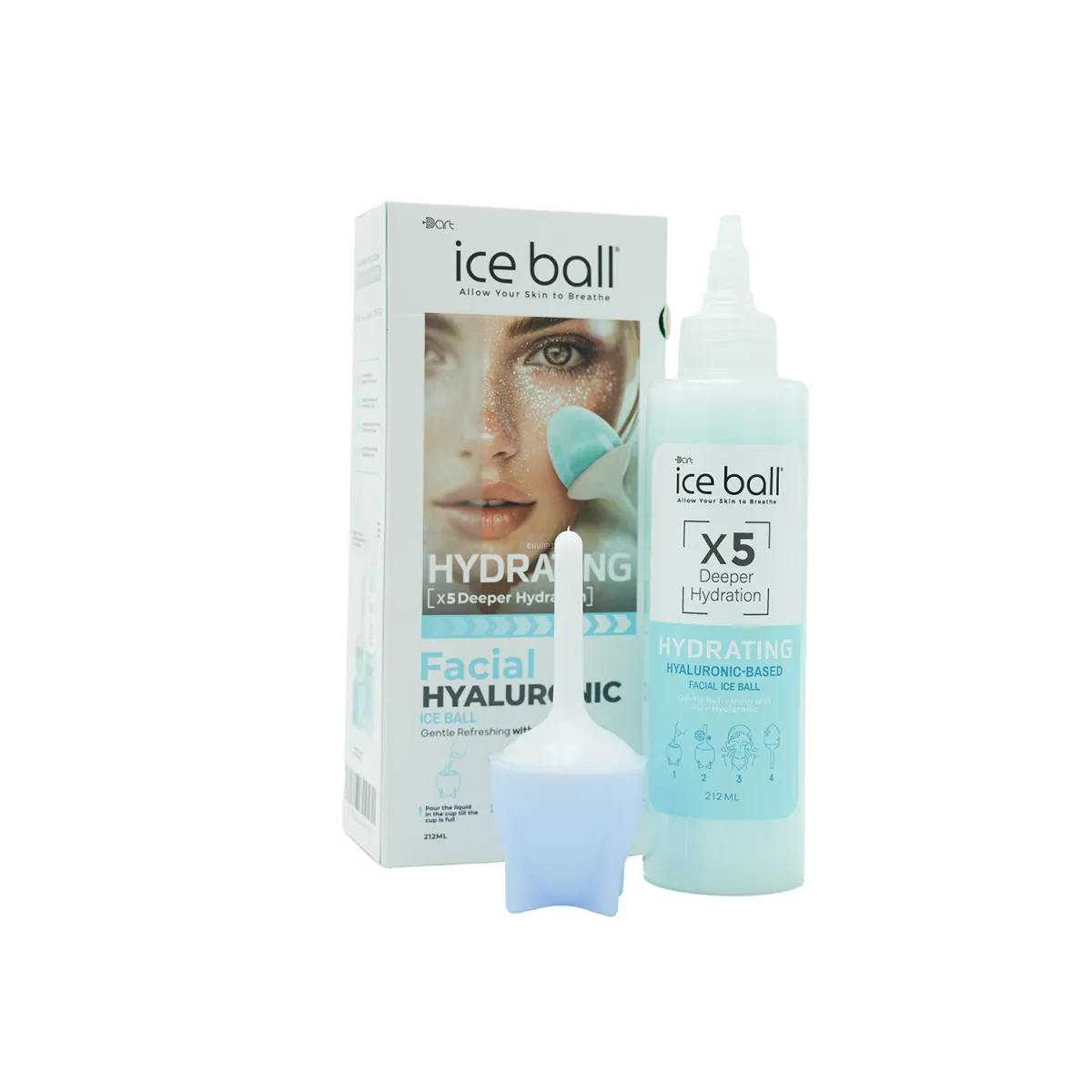 ژل آبرسان هیالورونیک اسید آیس بال