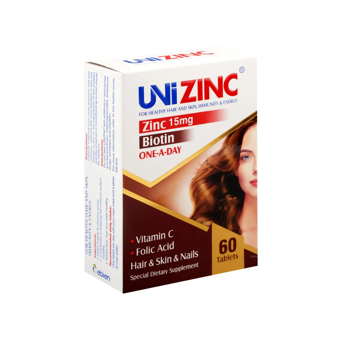 قرص یونی زینک ابیان دارو