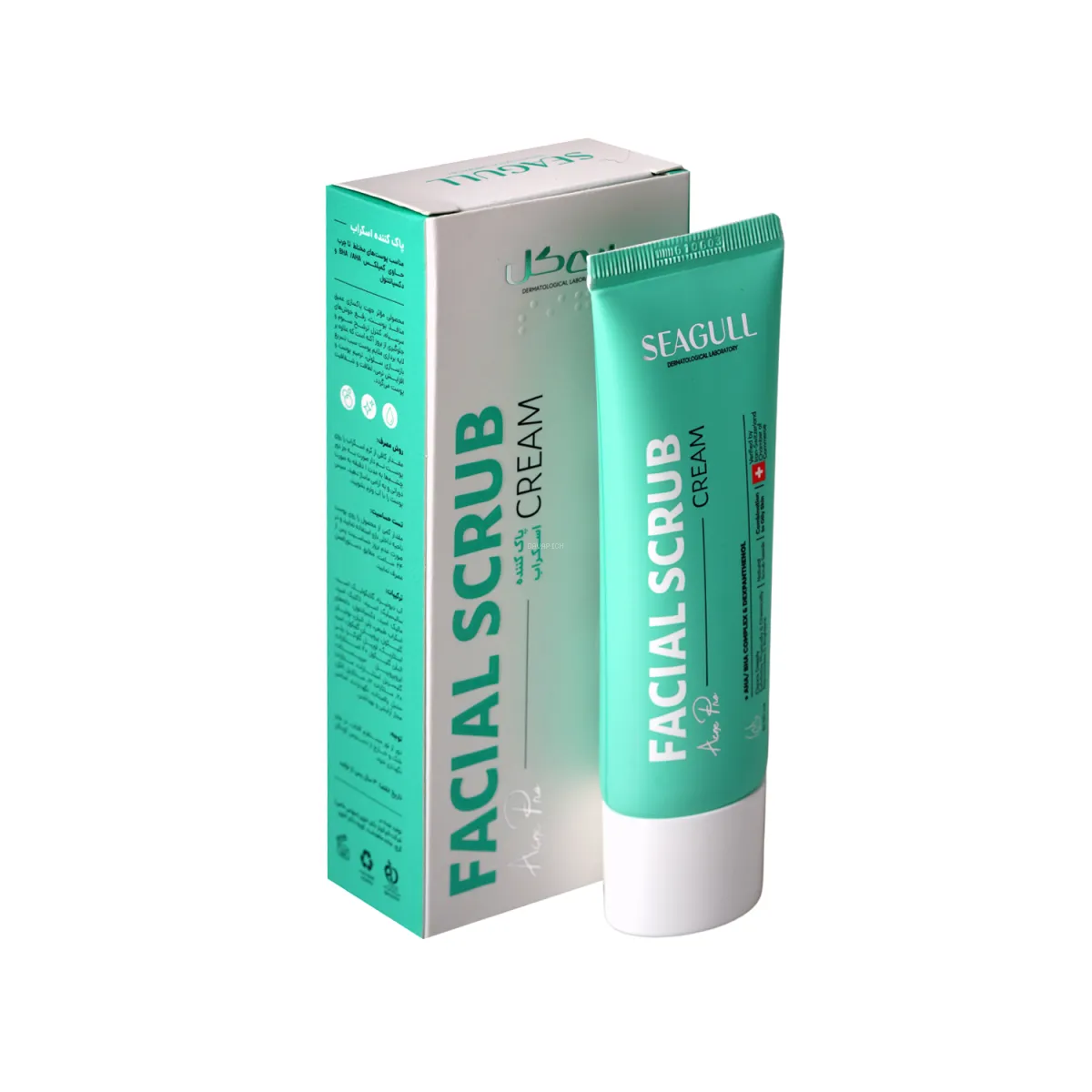 کرم اسکراب پاک کننده صورت سی گل