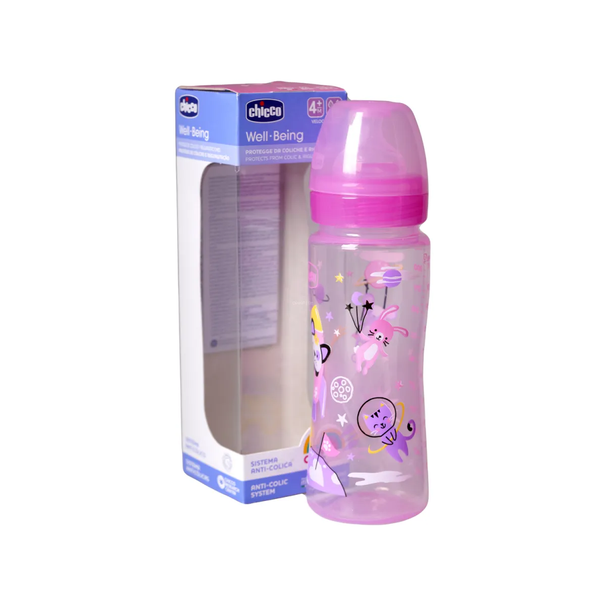 شیشه شیر چیکو مدل Well-Being سایز 2