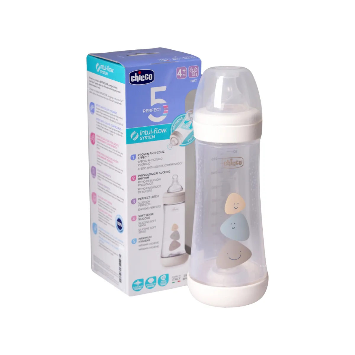 شیشه شیر چیکو مدل Perfect 5 سایز 2