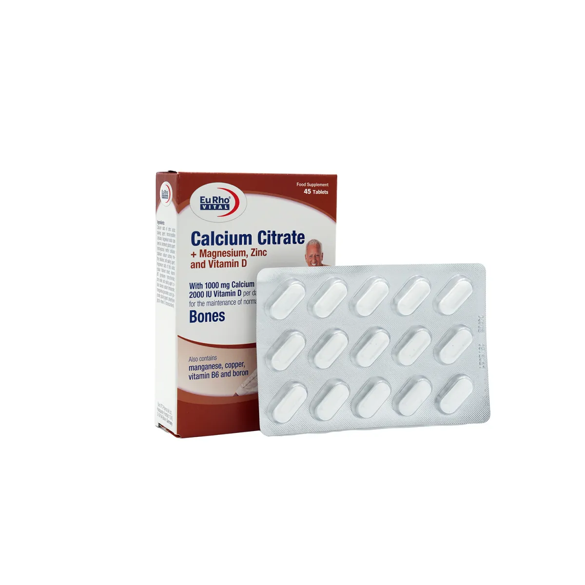 قرص کلسیم سیترات یوروویتال