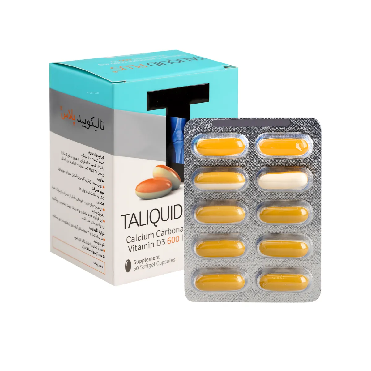 قرص تالیکویید پلاس 1000 میلی گرم