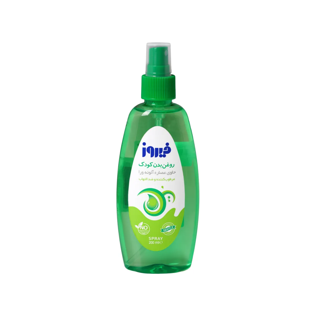 روغن بدن کودک فیروز حاوی عصاره آلوئه‌ ورا