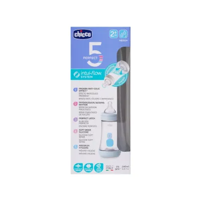 شیشه شیر چیکو مدل Perfect 5 سایز 1