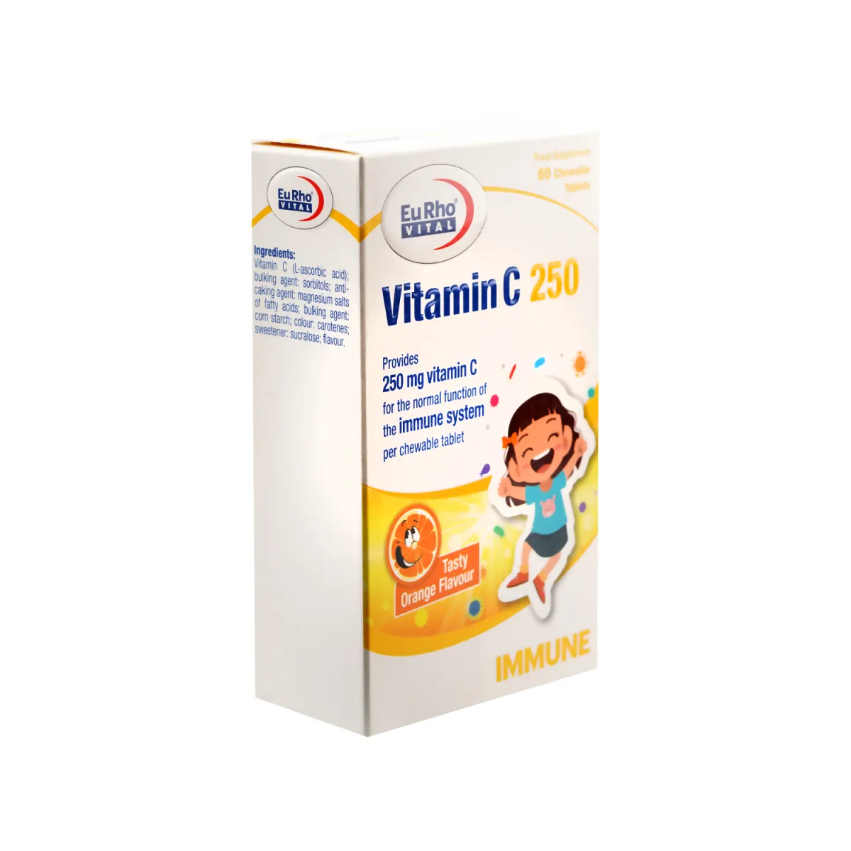 قرص ویتامین C یوروویتال 250 میلی گرم