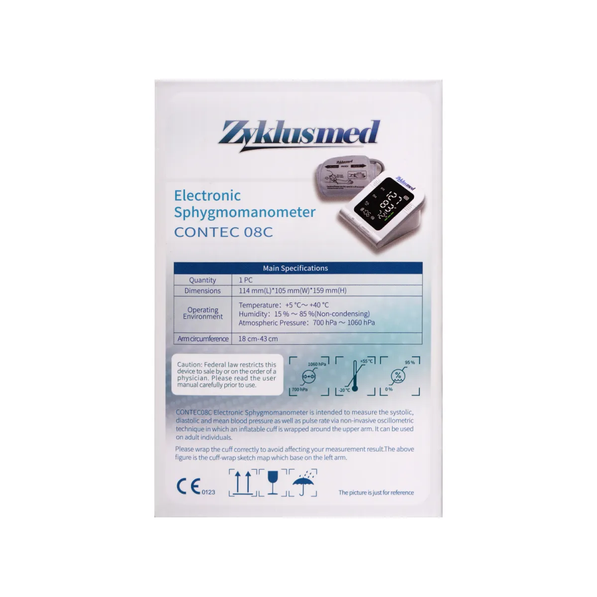 فشارسنج دیجیتال زیکلاس مد مدل Contec 08C