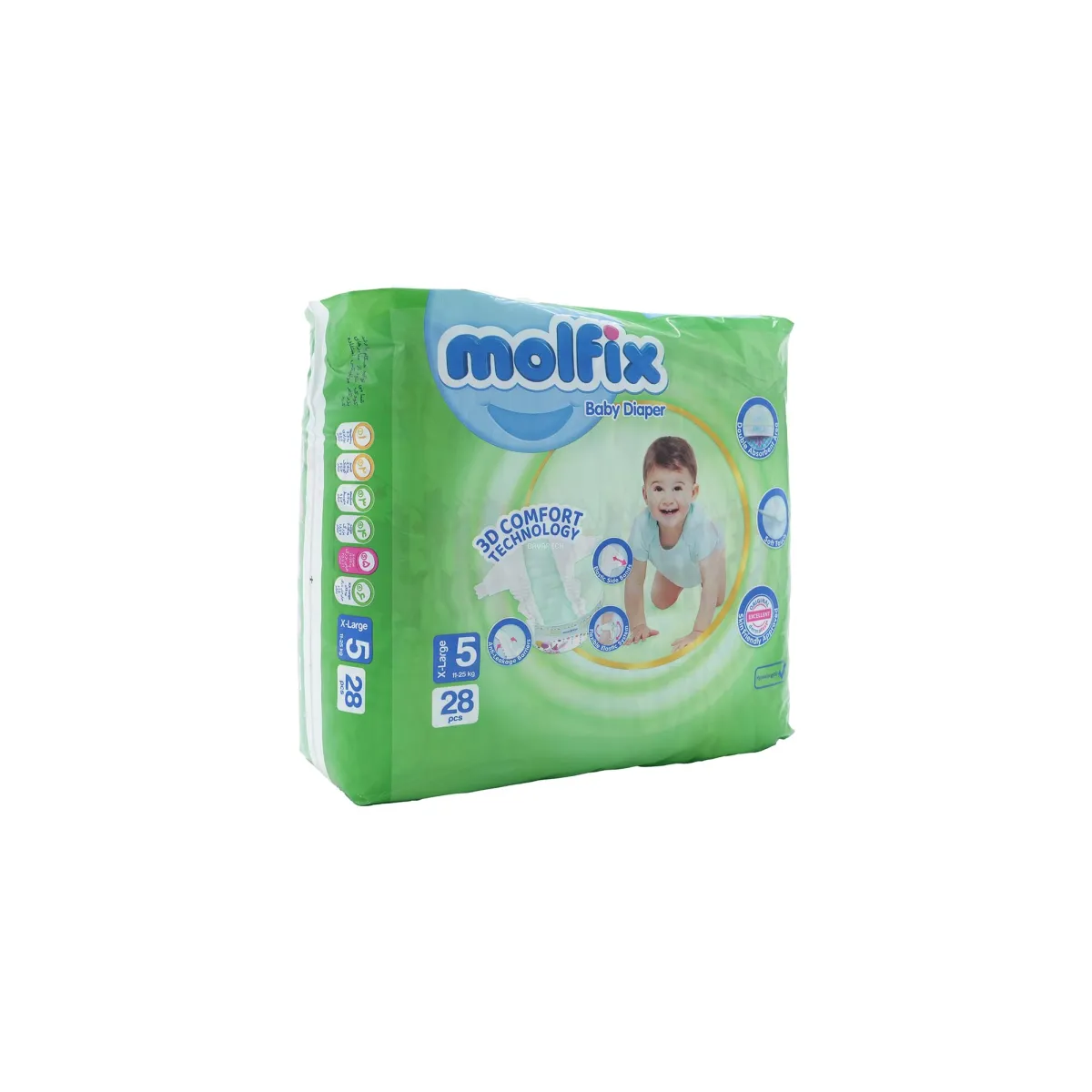 پوشک کامل بچه مولفیکس سایز 5