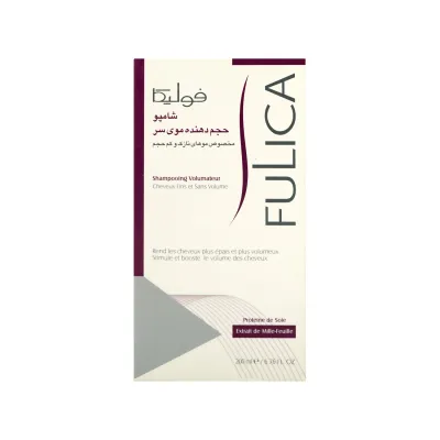 شامپو حجم دهنده فولیکا مناسب موی نازک و کم حجم 200 میلی لیتر