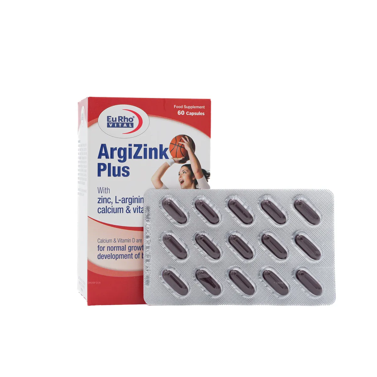 کپسول آرژی زینک پلاس یوروویتال 