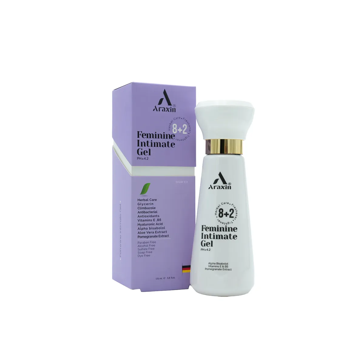 ژل بهداشتی گیاهی آراکسین مناسب بانوان