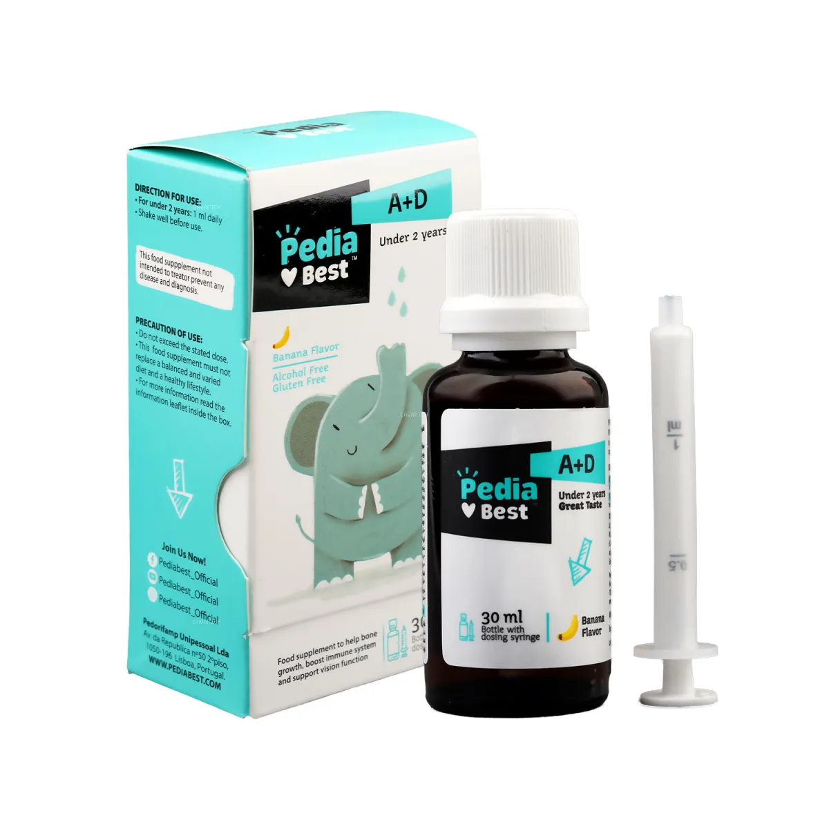 قطره ویتامین A+D پدیابست