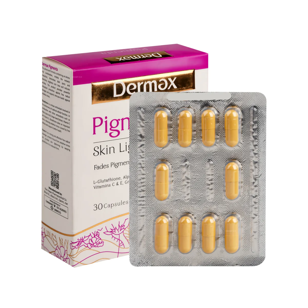 کپسول روشن کننده پوست پیگمنتا درمکس