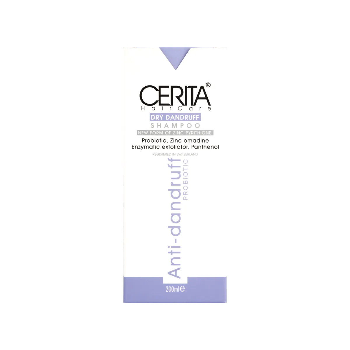 شامپو ضد شوره پروبیوتیک سریتا مناسب موی خشک 200 میلی لیتر