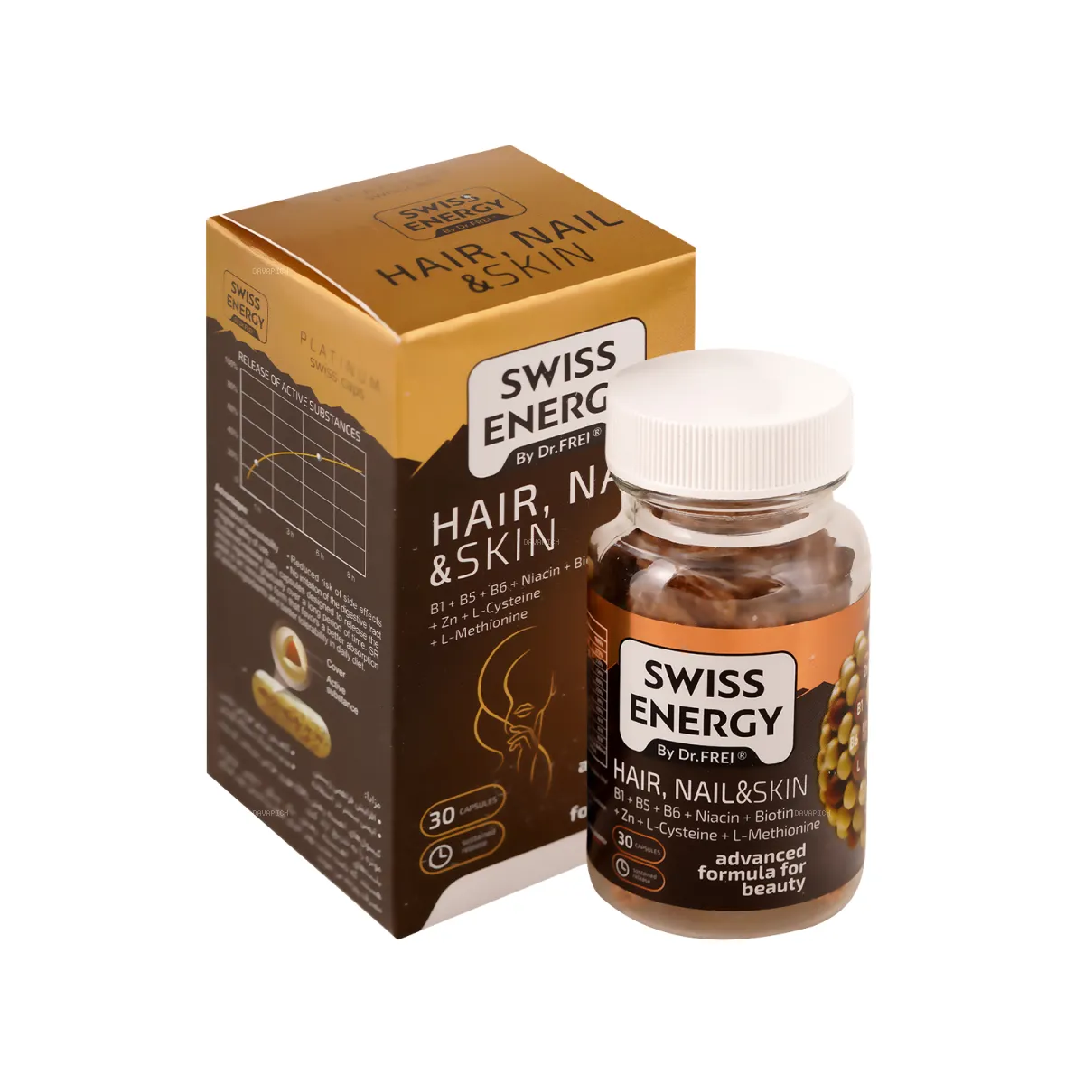 کپسول هیر نیل و اسکین سوییس انرژی