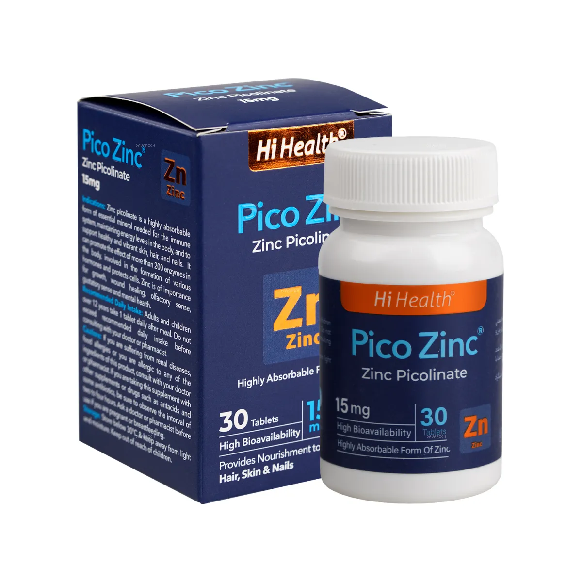 قرص پیکو زینک های هلث
