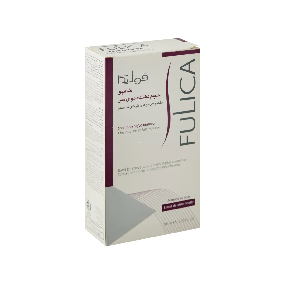 شامپو حجم دهنده فولیکا مناسب موی نازک و کم حجم 200 میلی لیتر