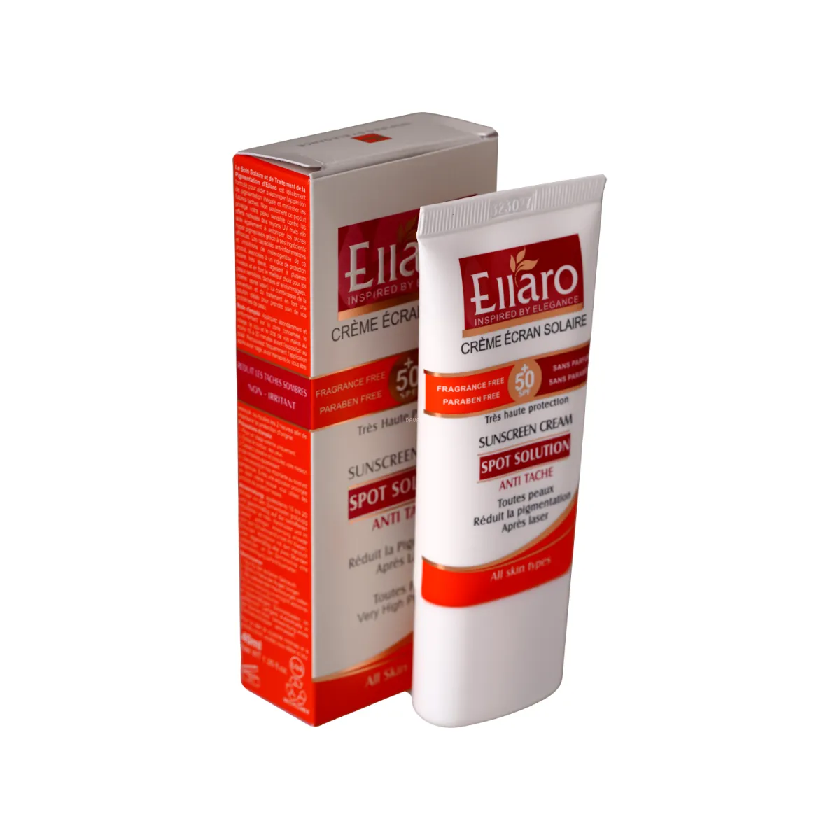 کرم ضد آفتاب SPF50 الارو مدل Spot Solution رنگی مناسب انواع پوست