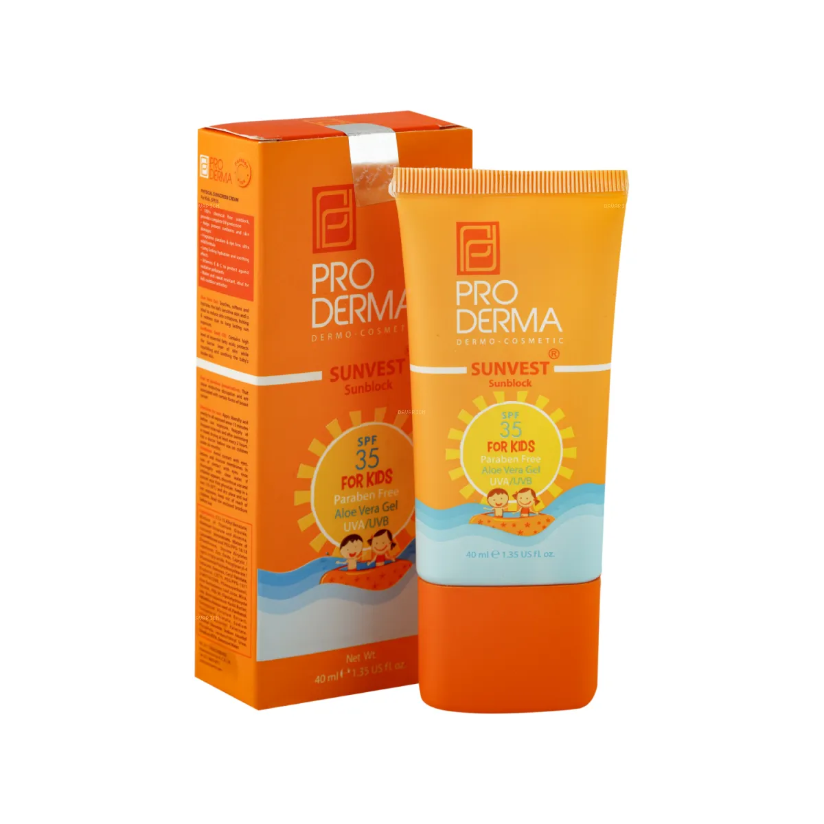 کرم ضد آفتاب SPF35 کودک پرودرما