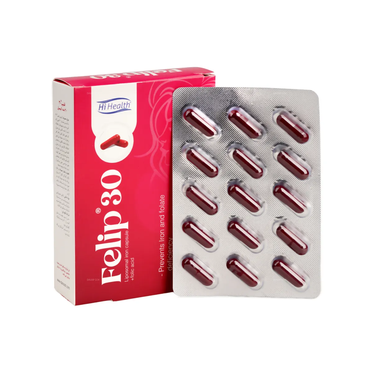 کپسول فلیپ های هلث 30 میلی گرم