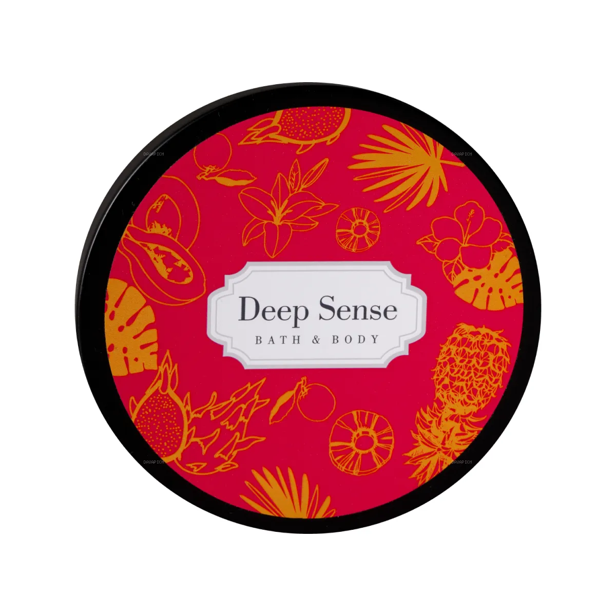 کرم بدن دیپ سنس حاوی کره میوه‌ های استوایی