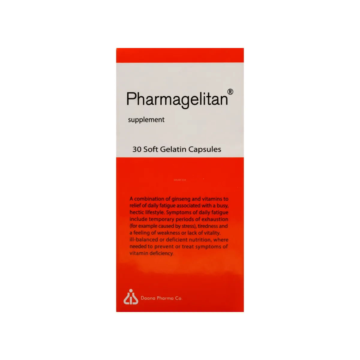 کپسول مولتی ویتامین فارماژلیتان دانا