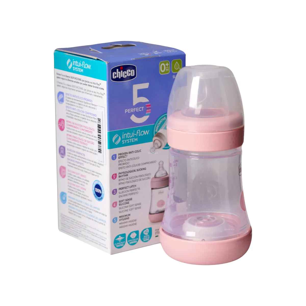 شیشه شیر چیکو مدل Perfect 5 سایز صفر