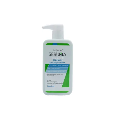 ژل شستشو و لایه بردار صورت آردن سبوما مدل Sebugel