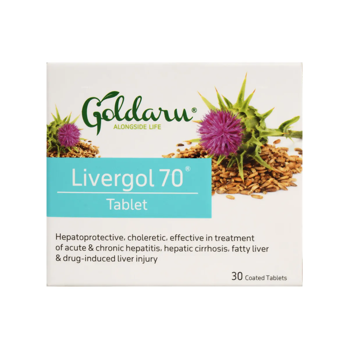 قرص لیورگل 70 گل دارو
