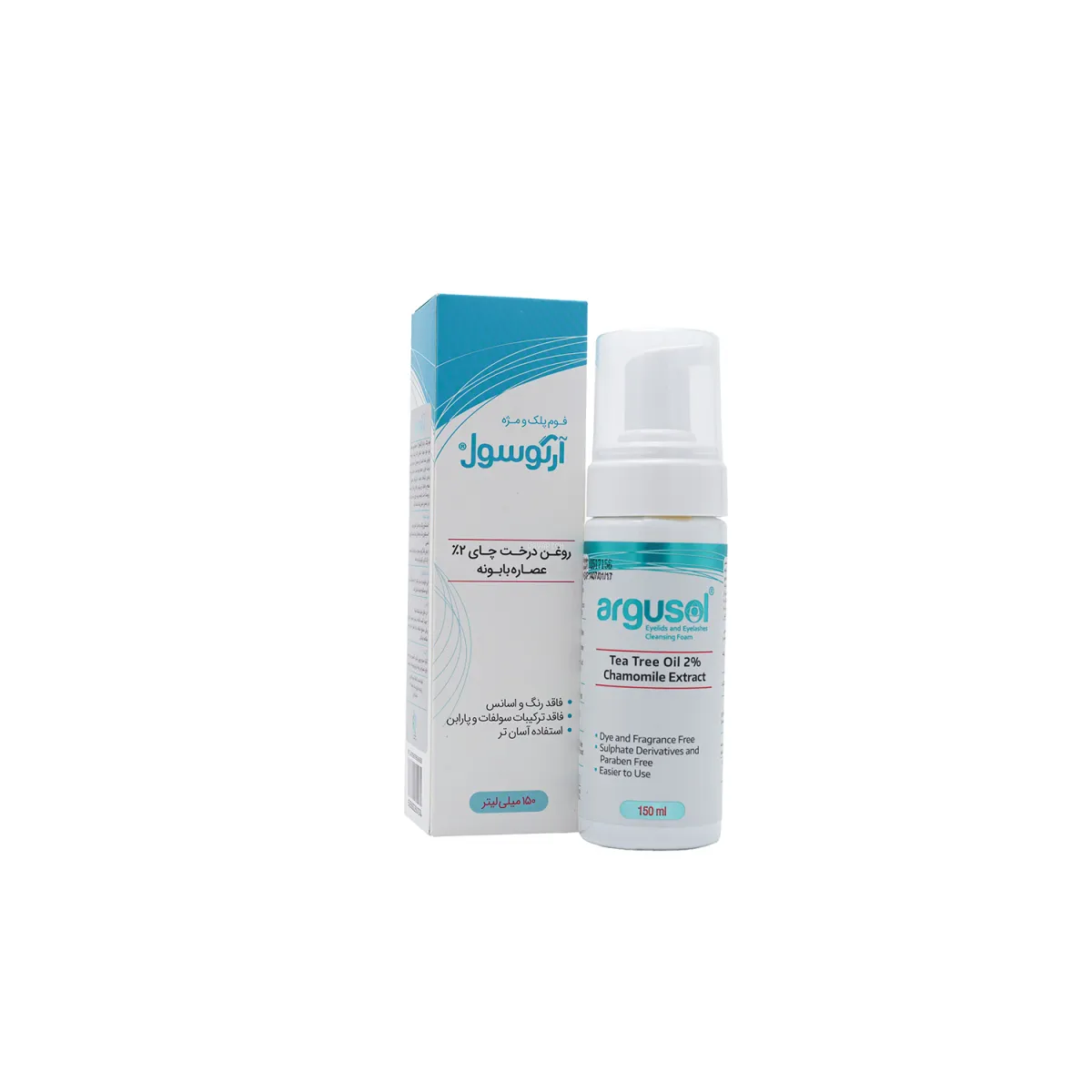 فوم شستشوی پلک و مژه آرگوسول